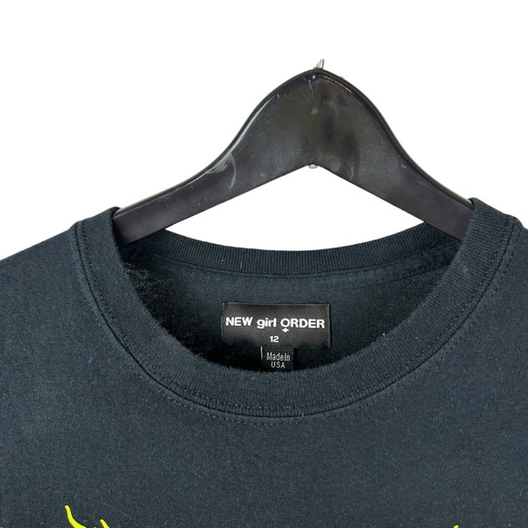Women’s Y2K New Girl Order Dragon Punk Graphic Shirt Size XL - Picture 5 of 7